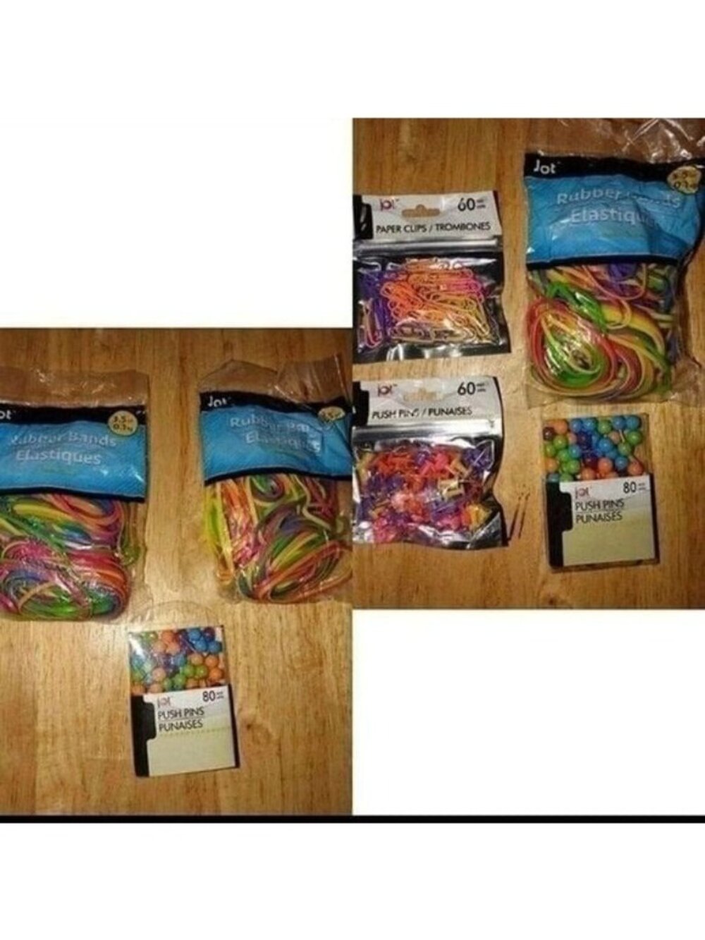 NEON COLOR SCHOOL/OFFICE ACCESSORIES-LOT-NEW